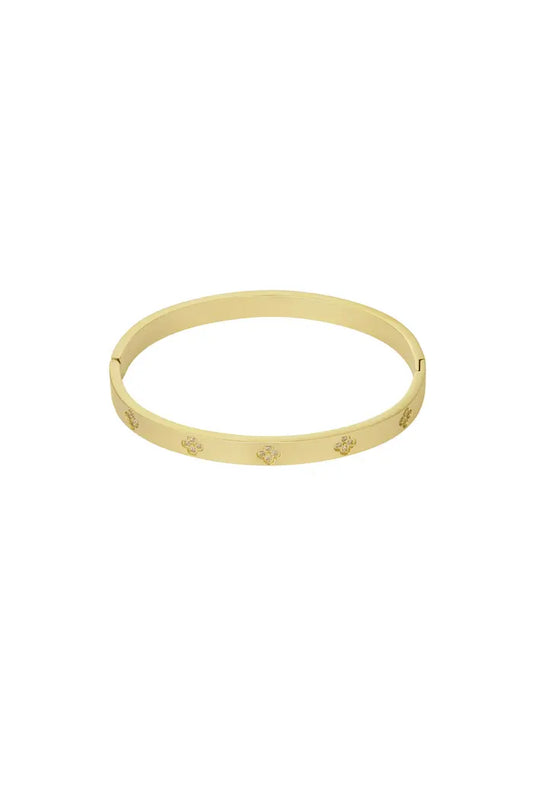 Bangle klaver - Goud