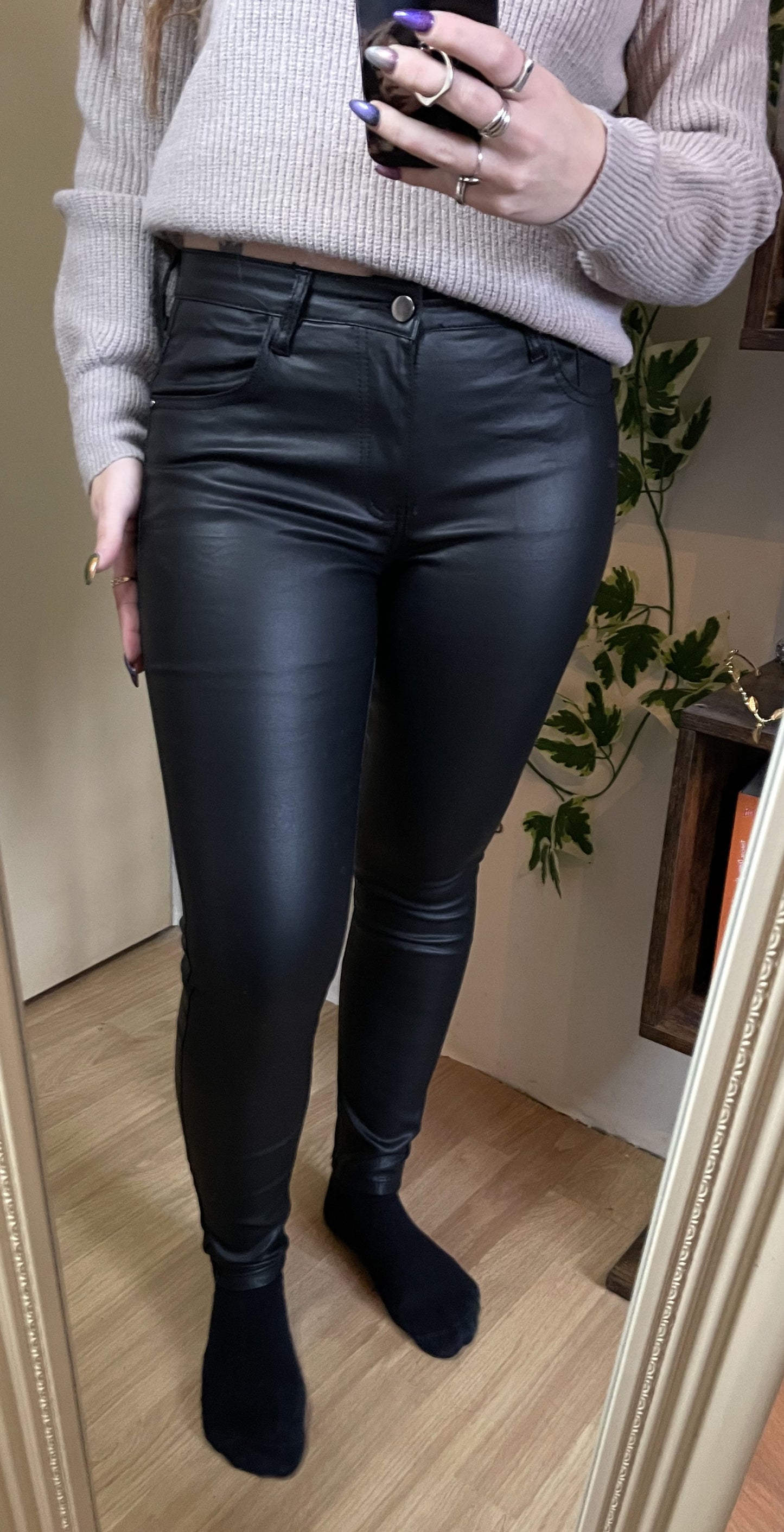 Redial coated skinny - Zwart