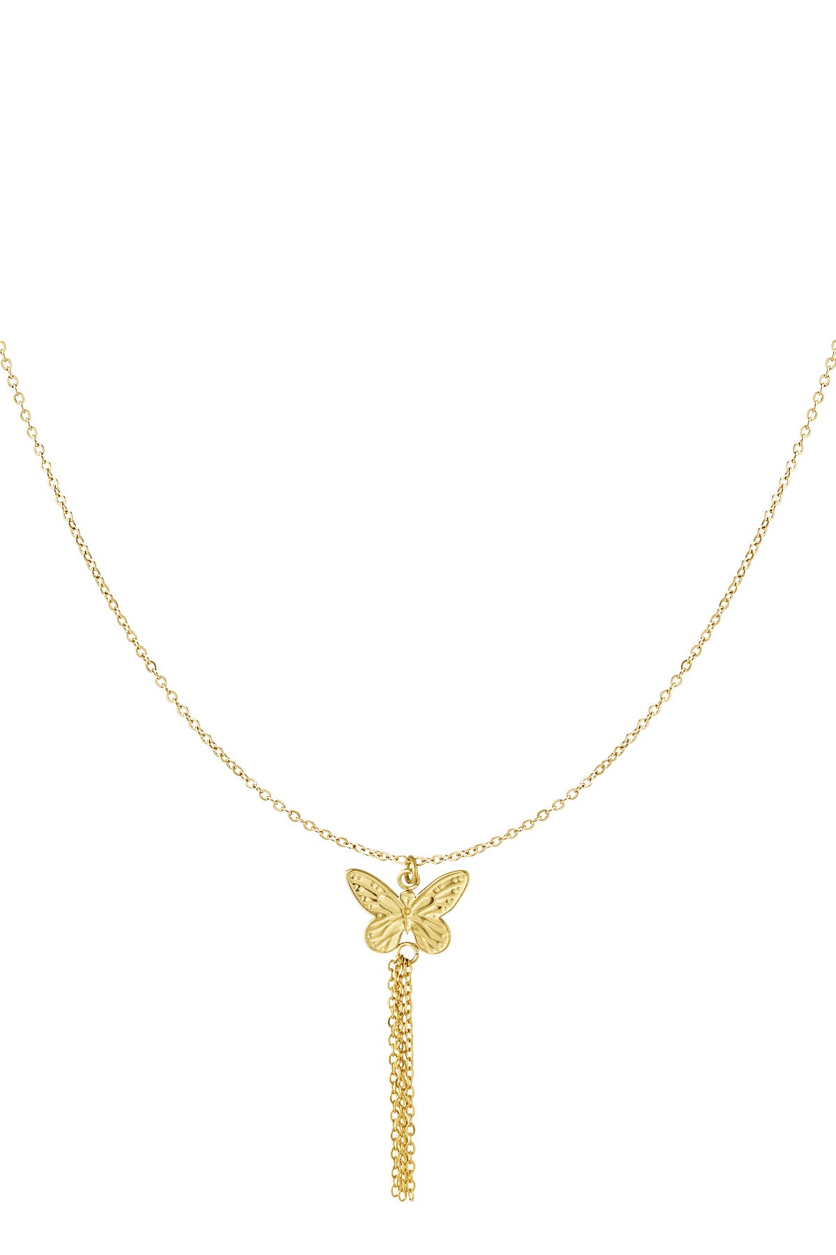 Vlinder ketting - Goud